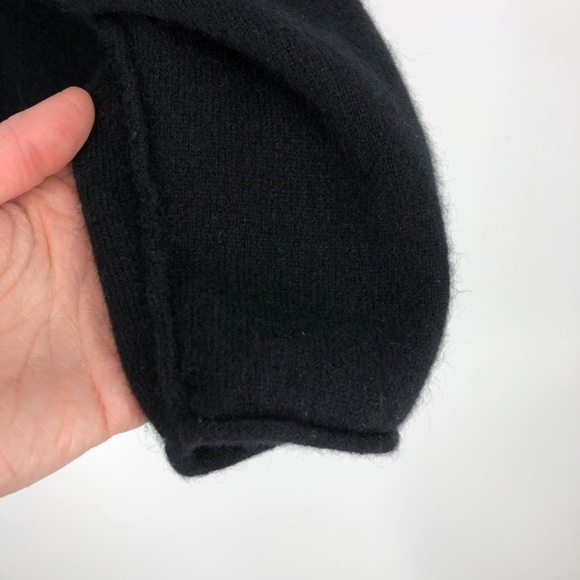 Design History Pure Cashmere Womens Sweater Size Medium Black /quiet Luxury - Picture 3 of 11